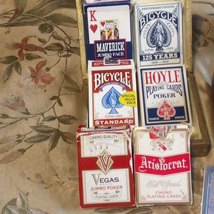 15Vintage decks playing cards